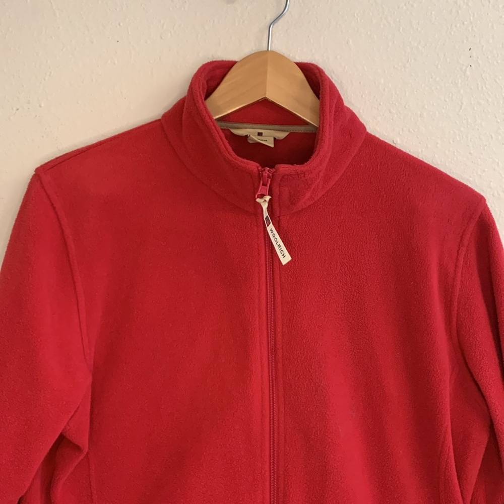 ✨Woolrich Raspberry Colored Full Zip Pink Jacket - Picture 2 of 9